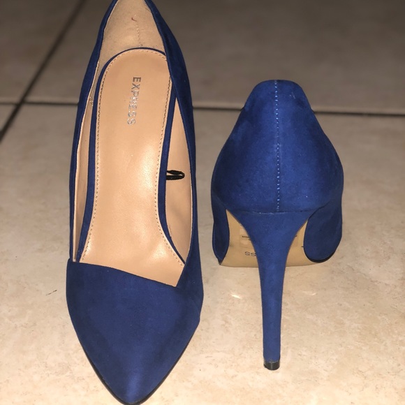 Blue Express pointy heels - Picture 2 of 3